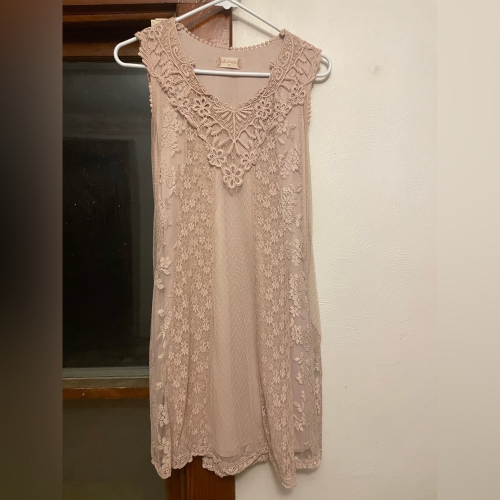 Altar’d State Mauve Lace Dress